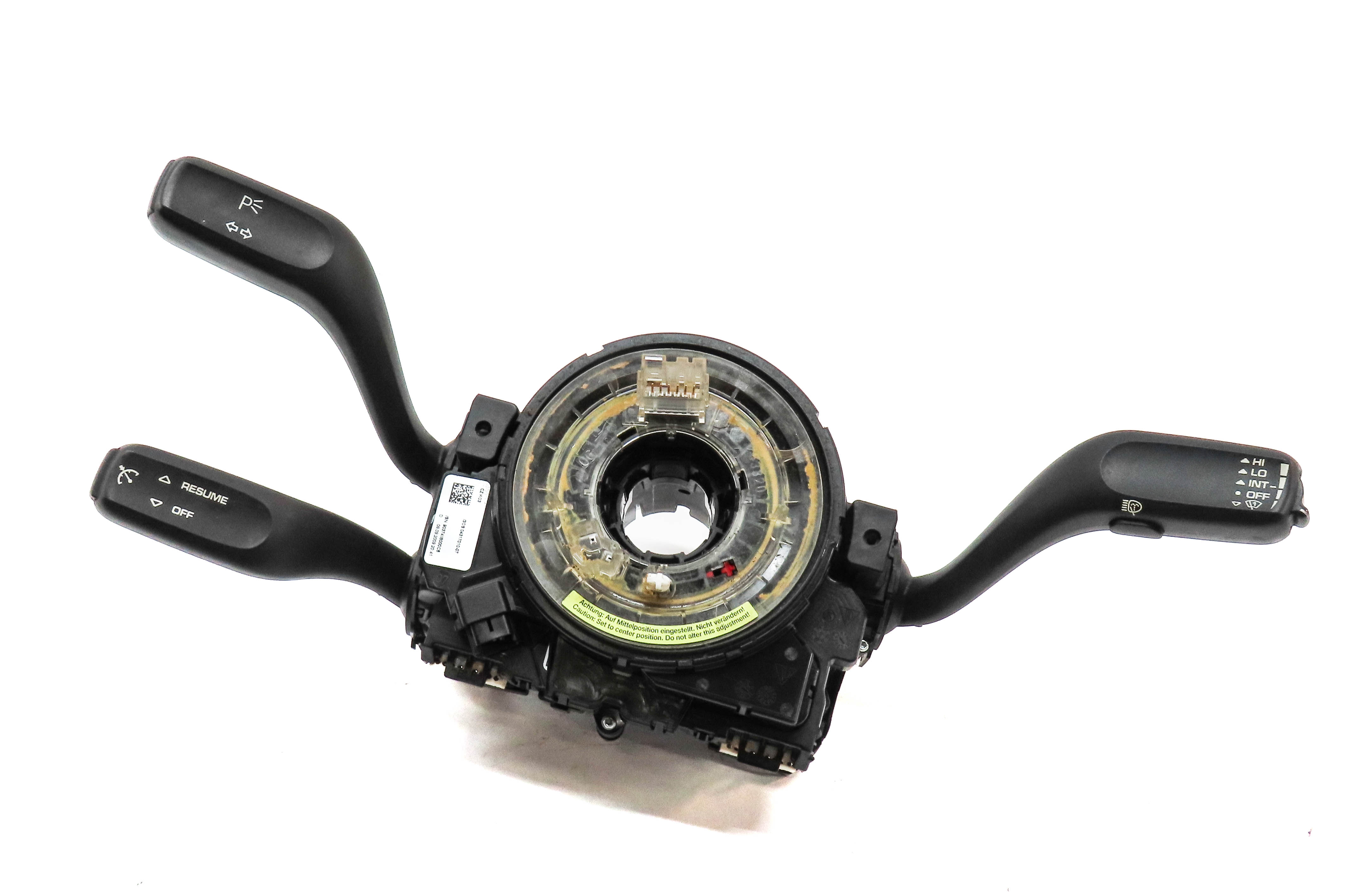 2010-2013 PORSCHE PANAMERA (970 G1) BLINKER WIPER CRUISE COMBINATION SWITCH — exact item pictured